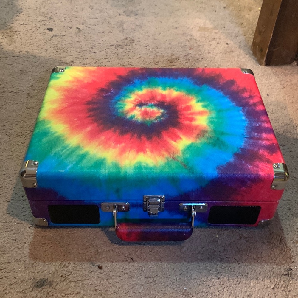 Victrola Suitcase Record Player, lightly used.